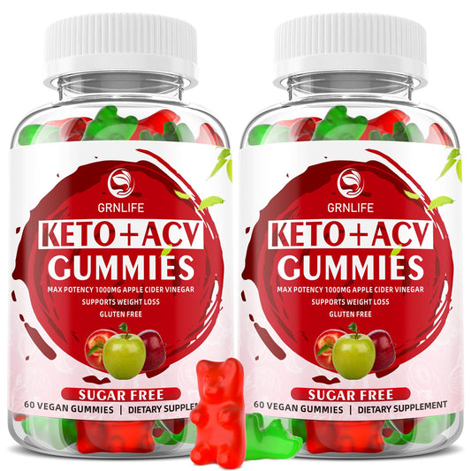 Keto ACV Gummies Advanced Weight Loss, 1000MG Apple Cider Vinegar Gummies Supple - NutriGlobal