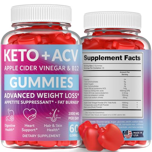 Keto ACV Gummies Advanced Weight Loss - Made in USA Tasty ACV Keto Gummies - NutriGlobal