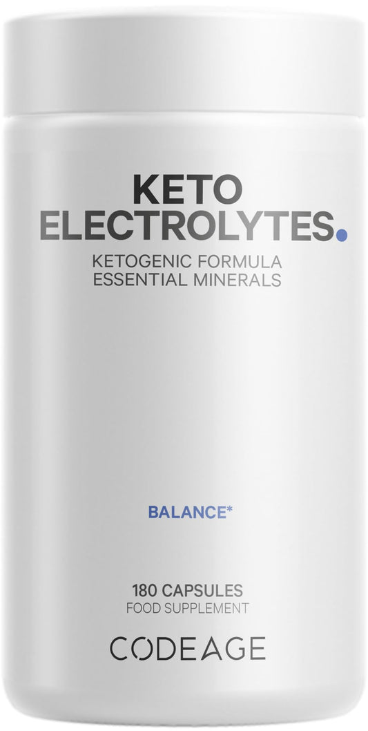 Keto Electrolytes Supplement – Vegan Electrolyte Tablets w Magnesium, Potassium - NutriGlobal