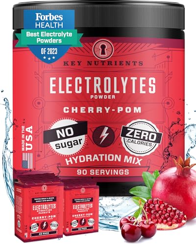 KEY NUTRIENTS Multivitamin Electrolytes Powder No Sugar - Sweet Cherry Pom Electroly - NutriGlobal
