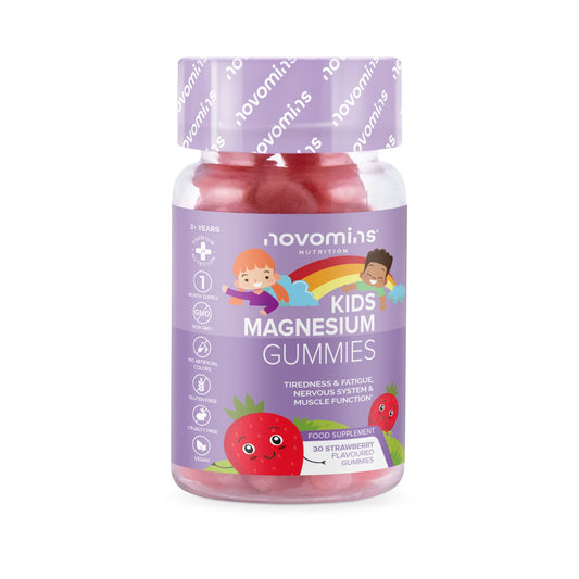 Kids Magnesium Gummies – Vegan - 1 Month Supply – Childrens Supplements – 30 Chewa - NutriGlobal