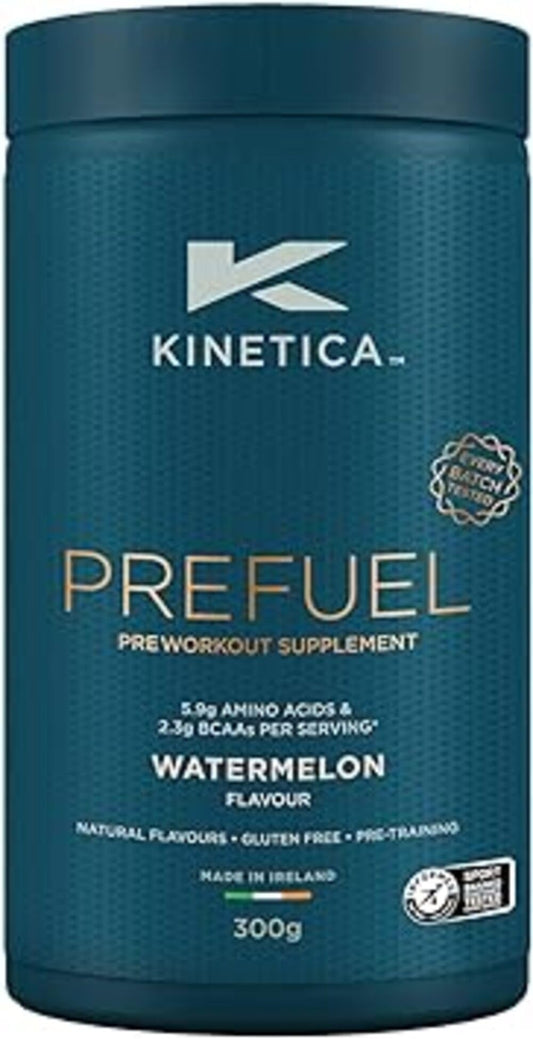 Kinetica PreFuel, Pre Workout, 5.9g Amino Acids & 2.3g BCAA's per Serving, 30 Servings - NutriGlobal