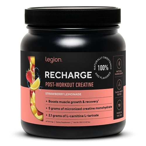 Legion Recharge Post Workout Supplement - All Natural Muscle Builder & Recovery Drink - NutriGlobal