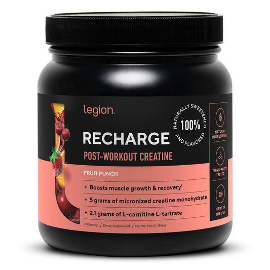Legion Recharge Post Workout Supplement - All Natural Muscle Builder & Recovery Drink - NutriGlobal