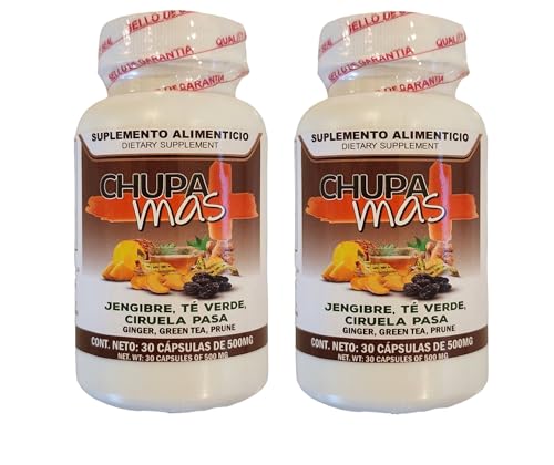 Lenico Comercializadora ChupaMas 60 Capsules Ginger, Green Tea, Prune, Artichoke - NutriGlobal
