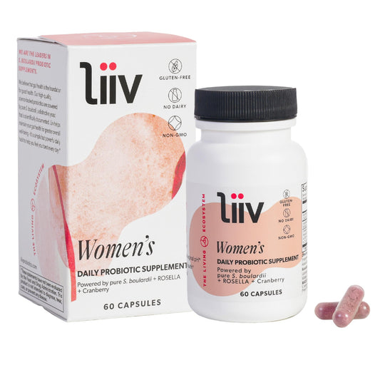 LiiV Women's Probiotics for Women Digestive Health, Vaginal pH Balance & Urinary Tract - NutriGlobal