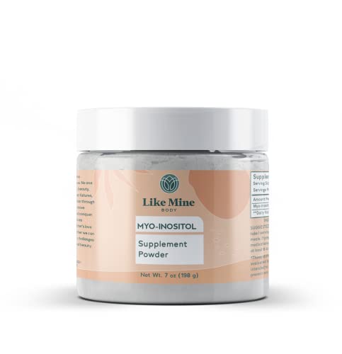 Like Mine Myo-Inositol (7 oz) Vitamin B8, Pure Single Ingredient with No Fillers, Additives - NutriGlobal