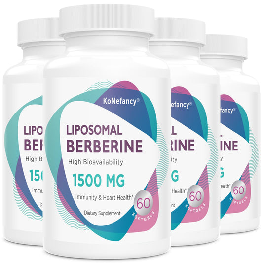 Liposomal Berberine Supplement 1500mg - High Bioavailability Berberine HCL Capsules - NutriGlobal