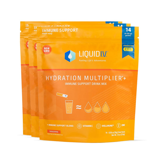 Liquid I.V. Hydration Multiplier + Immune Support - Tangerine - Hydration Powder - NutriGlobal