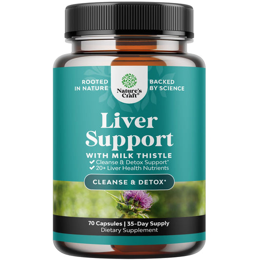 Liver Cleanse Detox & Repair Formula - Herbal Liver Support Supplement - NutriGlobal