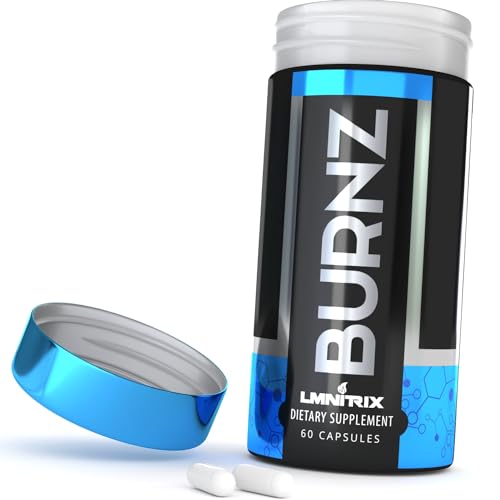 LMNITRIX Burnz ✮ Thermogenic Pills for Men & Women ✮ Energy Supplement ✮ 60 Capsules - NutriGlobal