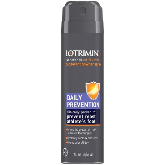 Lotrimin AF Athlete's Foot Daily Prevention Deodorant Powder Spray - NutriGlobal