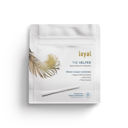 Loyal The Helper Suppository Applicators | Efficient | Compact | Comfortable | Fits Most Brands, Pills, Tablets and Boric Acid Suppositories (30-Pack) - NutriGlobal