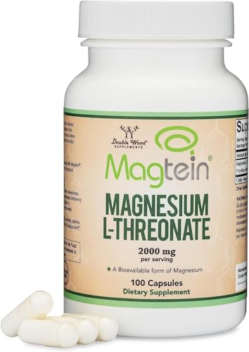 Magnesium L Threonate Capsules (Magtein) – High Absorption Supplement – Bioavailable - NutriGlobal