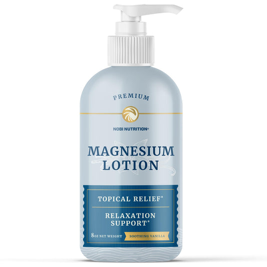 Magnesium Lotion | Relieves Muscle Cramps & Soreness | Relaxation & Calming Support - NutriGlobal