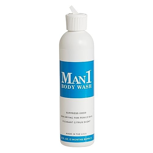 Man1 Body Wash, Anti-Odor Intimate Penile Cleanser For Down There Care, Hydrates - NutriGlobal