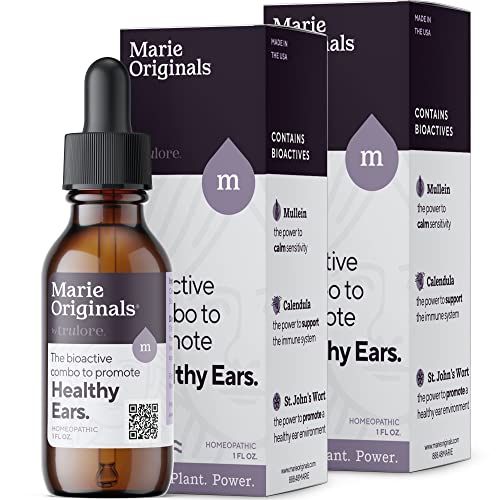 Marie Originals Organic Ear Oil for Ear Infections All Natural Eardrops - NutriGlobal