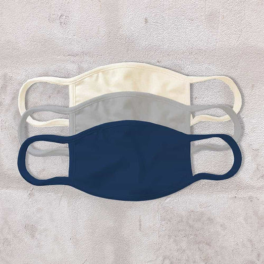 MaryRuth's Face Masks Made with 100% Organic Cotton | Soft and Secure 3-Layer Protection | Breathable Comfortable and Reusable Face Masks | One Size Fits Most | 3 Pack - NutriGlobal