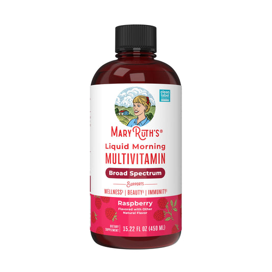 MARYRUTH'S Multivitamin for Women, Men & Kids | Liquid Morning Multivitamin | Vitamin A C D E B6 B12 Biotin Zinc - NutriGlobal