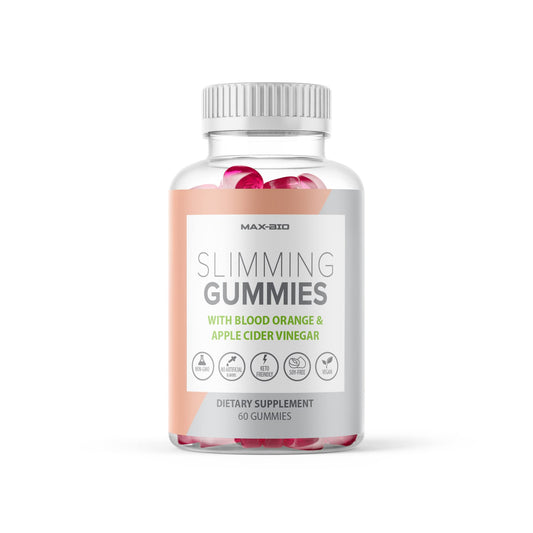 Max-Bio Slimming Gummies It Works with Apple Cider Vinegar and Sicilian Blood Orange Extract - NutriGlobal
