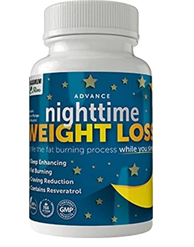 Maximum Slim Advanced Nighttime (Fat Burning) Weight Loss with African Mango, Green Tea - NutriGlobal