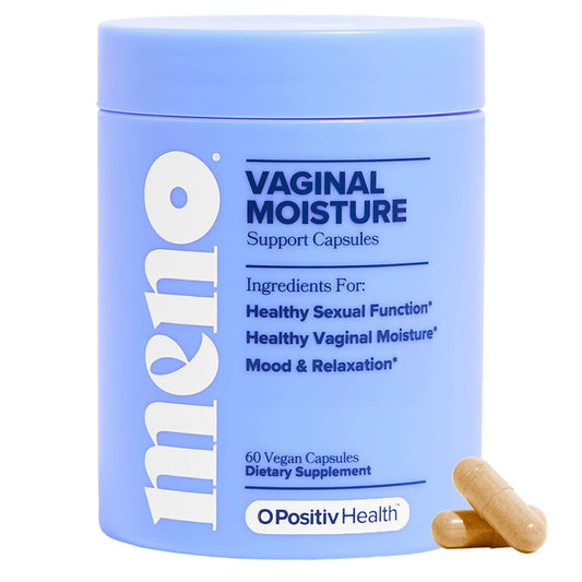 MENO Vaginal Moisture Support Capsules – OBGYN-Formulated to Support Healthy Vaginal Moisture, Mood & Relaxation – Hormone-Free Supplements with Maca Root & Fenugreek Seed Extract – 30 Servings - NutriGlobal