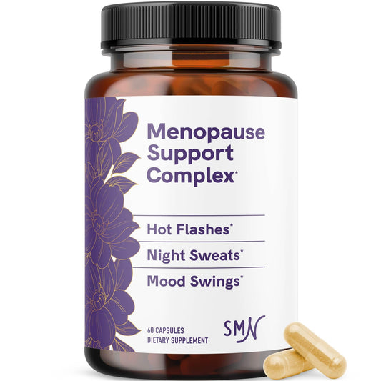Menopause Supplements for Women Hot Flashes & Night Sweats | Hormone Balance, Menopause Relief for Women & Perimenopause Support | With Black Cohosh, DIM & Red Clover | 60 Ct (2 Month Supply) - NutriGlobal
