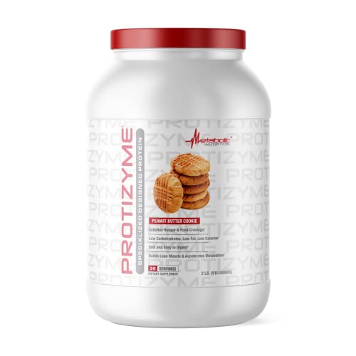 Metabolic Nutrition, Protizyme, 100% Whey Protein Powder, High Protein, Low Carb - NutriGlobal