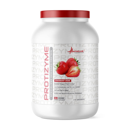 Metabolic Nutrition | Protizyme | 100% Whey Protein Powder | High Protein, Low Carb - NutriGlobal