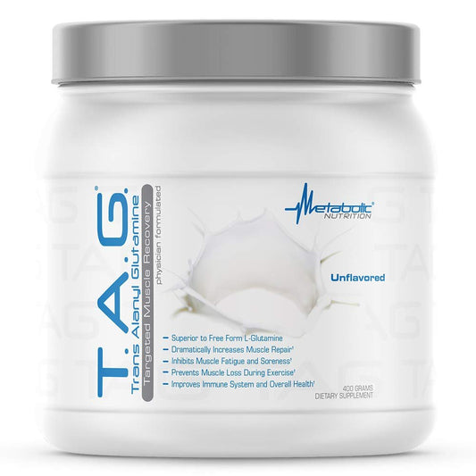 Metabolic Nutrition, TAG, Trans Alanyl Glutamine, 100% L-Glutamine Peptide Powder - NutriGlobal