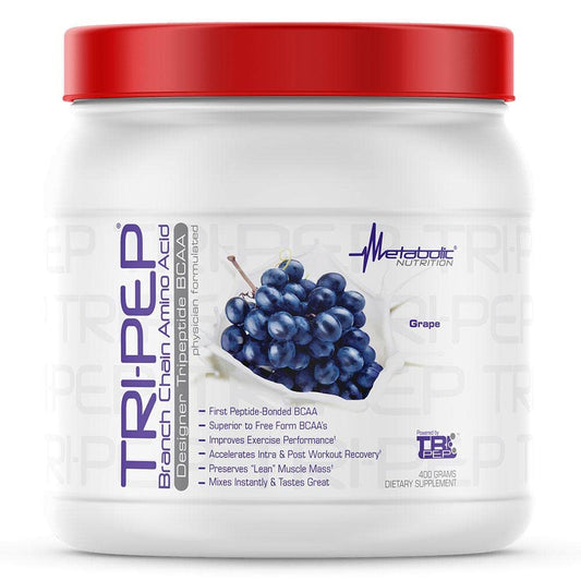 Metabolic Nutrition - TRIPEP - Tri-Peptide Branch Chain Amino Acid, BCAA Powder - NutriGlobal