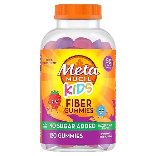 Metamucil Kids Fiber Supplement Gummies, 120ct Gummies - NutriGlobal