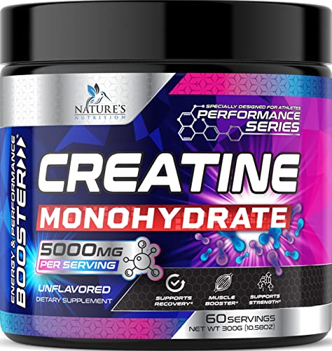 Micronized Creatine Monohydrate Powder - 100% Pure Unflavored Creatine Powder - NutriGlobal