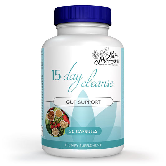 Milamiamor 15 Day Cleanse - Gut and Colon Support | Advanced Gut Cleanse Detox - NutriGlobal