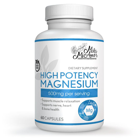 Milamiamor High Potency Magnesium | Whole Body Support | Heart, Nerve and Bone - NutriGlobal