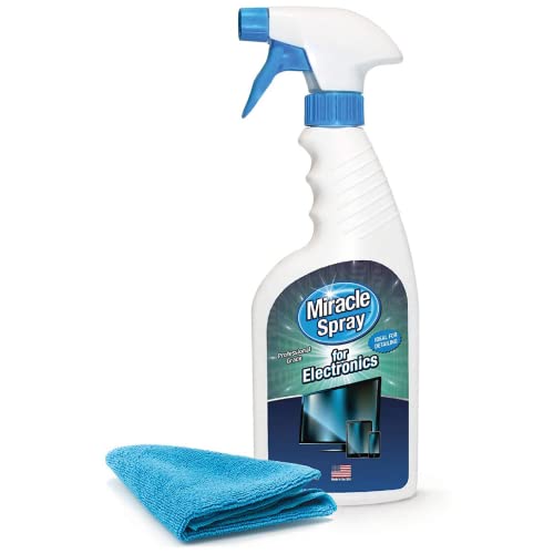 MiracleSpray for Electronics Cleaning, Safe Multisurface Cleaner for Any TV, Phone - NutriGlobal