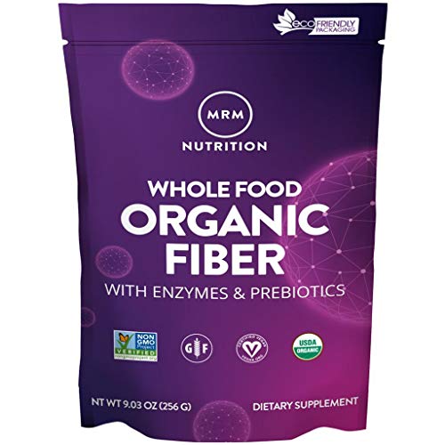MRM Nutrition Whole Food Organic Fiber | with Enzymes + Prebiotics, 32 Servings - NutriGlobal