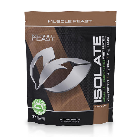 Muscle Feast Grass-Fed Whey Protein Isolate, All Natural Hormone Free Pasture Raised - NutriGlobal