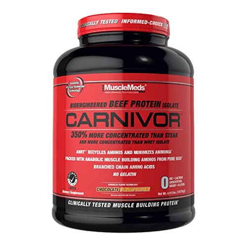 MuscleMeds Carnivor Beef Protein Isolate Powder, Chocolate Peanut Butter, 4.14 Pound - NutriGlobal