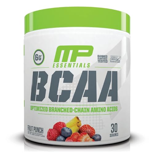 MusclePharm Essentials BCAA, Fruit Punch - 30 Servings - NutriGlobal