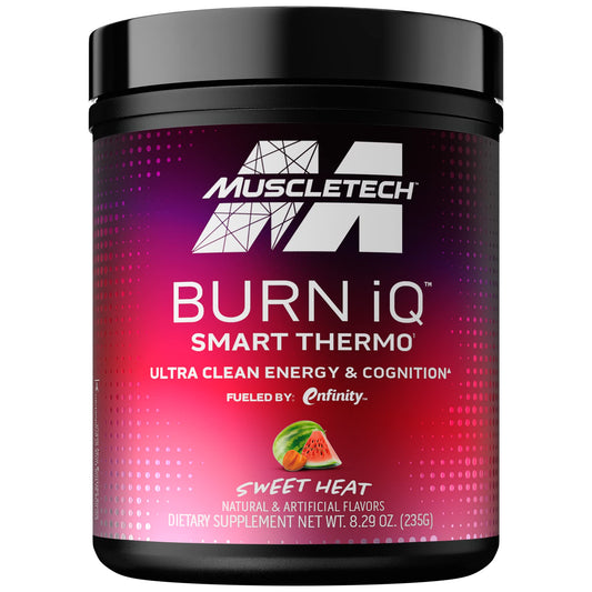 MuscleTech Burn IQ Smart Thermo Supplement Fueled with Paraxanthine Enhanced Energy - NutriGlobal