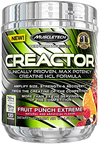 MuscleTech Cell-Tech Creactor - Creatine HCl Formula - Muscle Builder for Men & Women - NutriGlobal