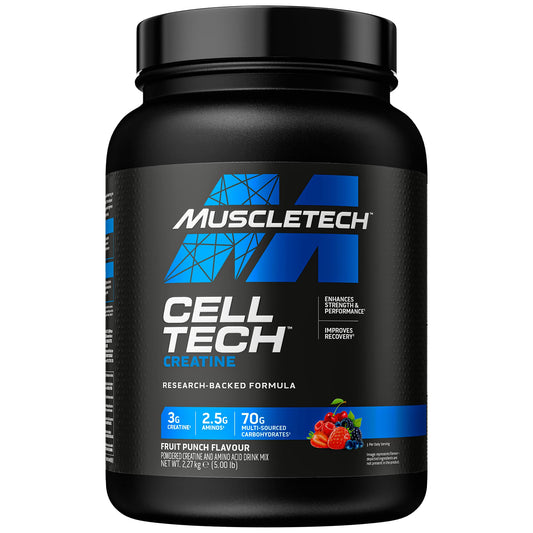 MuscleTech CellTech Creatine Monohydrate Powder, Post Workout Recovery Drink - NutriGlobal