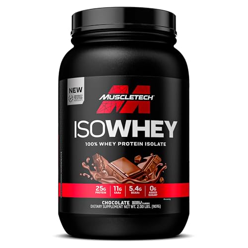 MuscleTech | IsoWhey | Whey Protein Isolate Powder| Muscle Builder for Men & Women - NutriGlobal