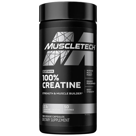 MuscleTech Platinum 100% Creatine Pills | Creatine Monohydrate Pill| | Muscle Recovery - NutriGlobal