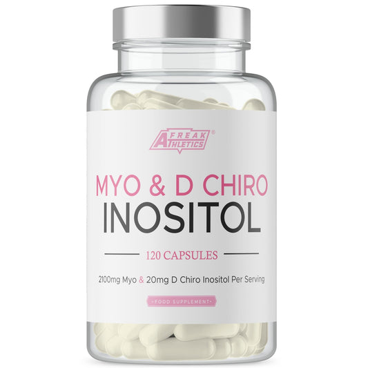 Myo-Inositol & D Chiro Inositol - Supports Women with PCOS -120 Capsules - Promotes - NutriGlobal