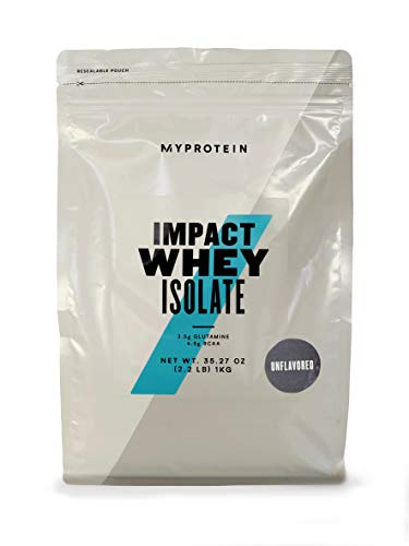Myprotein Impact Whey Isolate Protein Powder, Gluten Free Protein Powder, Muscle Mass - NutriGlobal