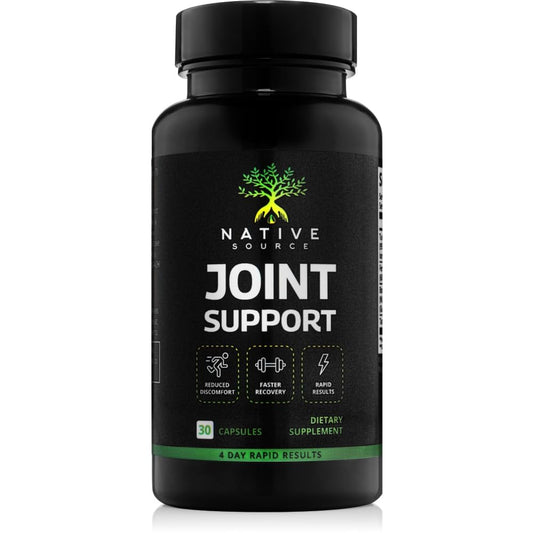 Native Source Joint Support Supplement - Turmeric - Tamarind - Boswellia - Fenugreek - NutriGlobal