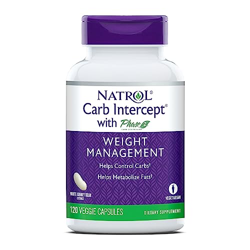 Natrol Carb Intercept with Phase 2 Carb Controller Capsules, White Kidney Bean Extract - NutriGlobal