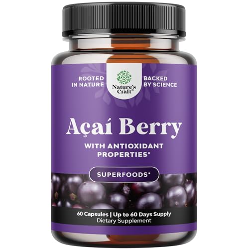 Natural Acai Berry Weight Loss Supplement Detox Products Antioxidant Superfood - NutriGlobal